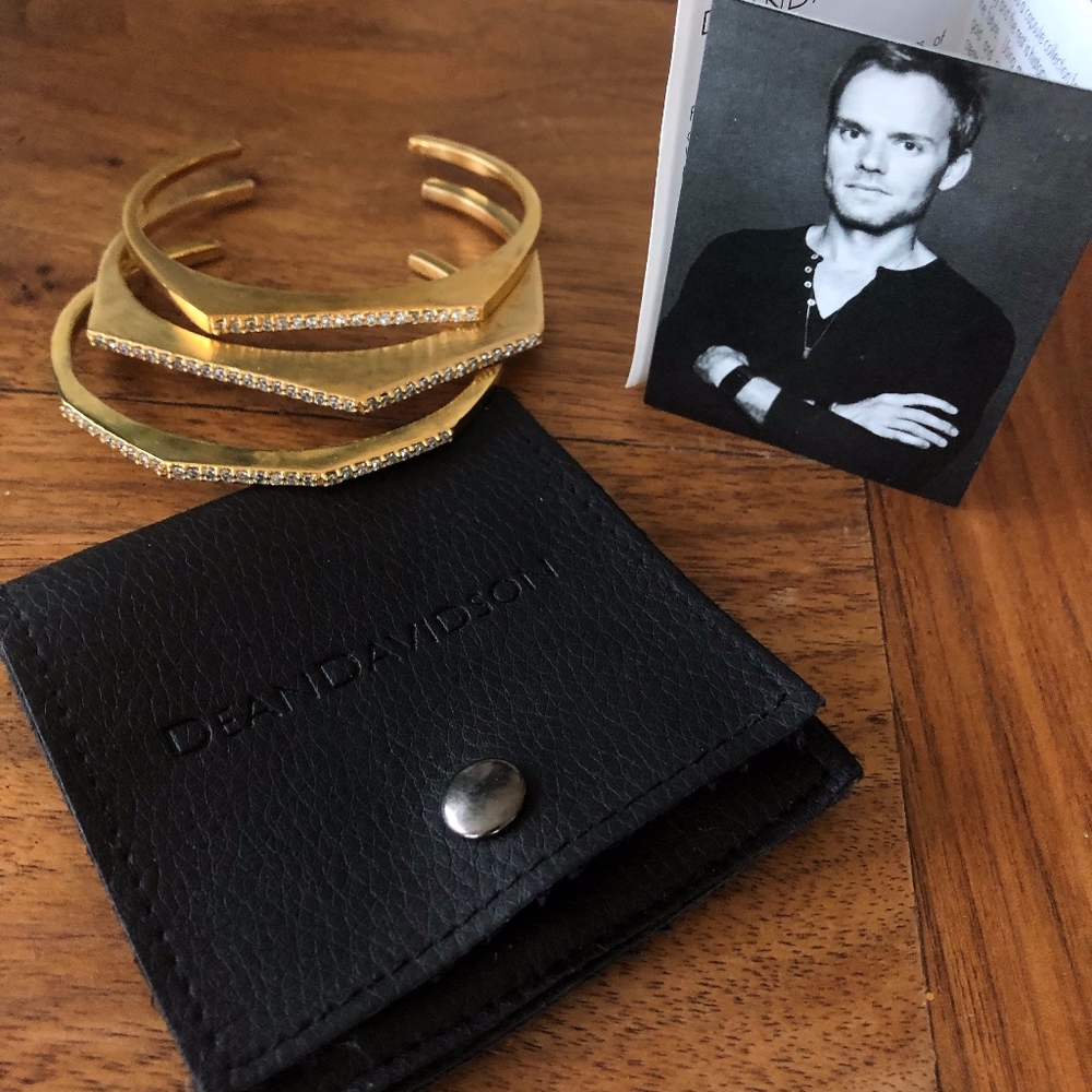 Dean Davidson Gold-Tone stacked bracelets